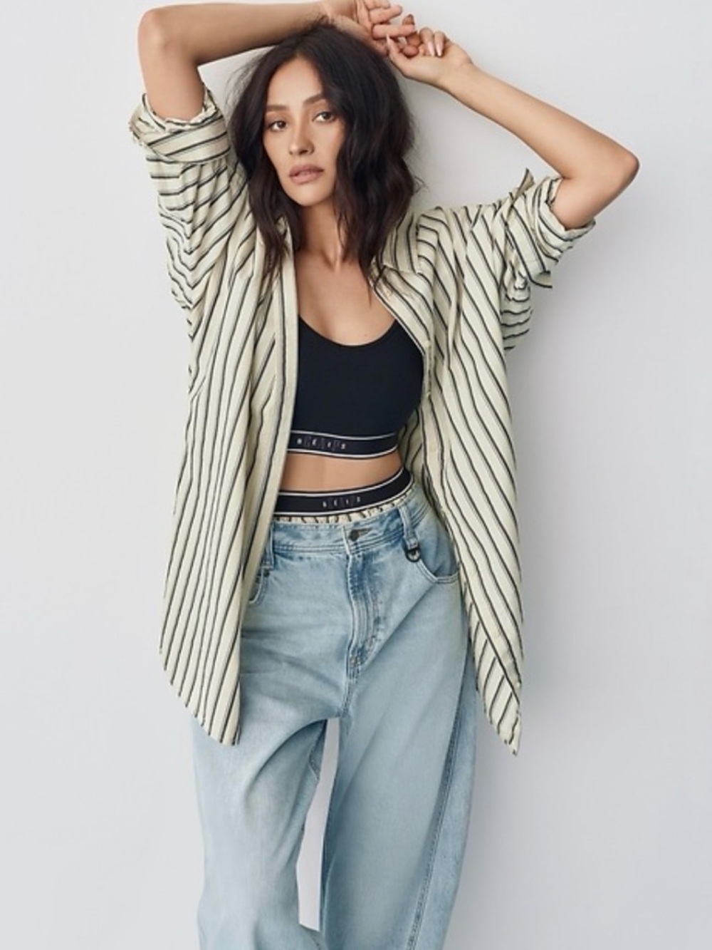 Gap × BÉIS Poplin Dolman Big Shirt - Picture 8 of 11